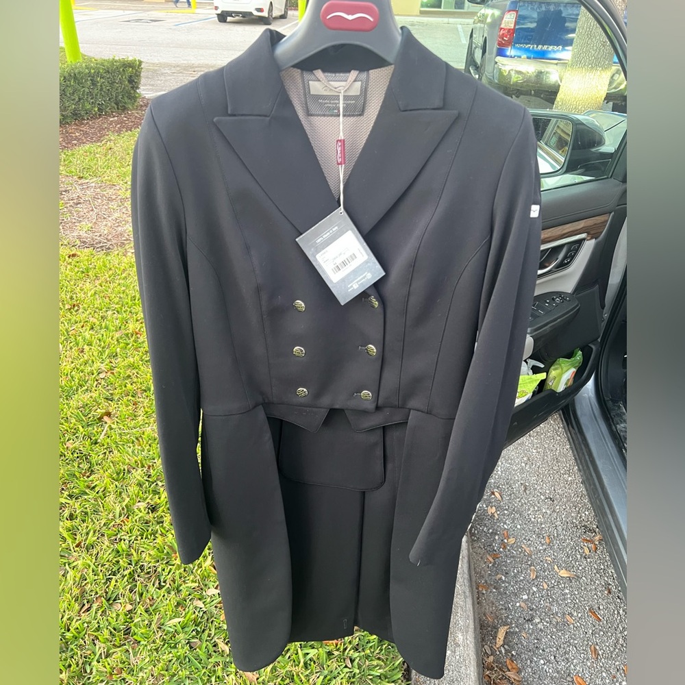 Animo Tailcoat Shadbelly Dressage Jacket NWT size IT 44